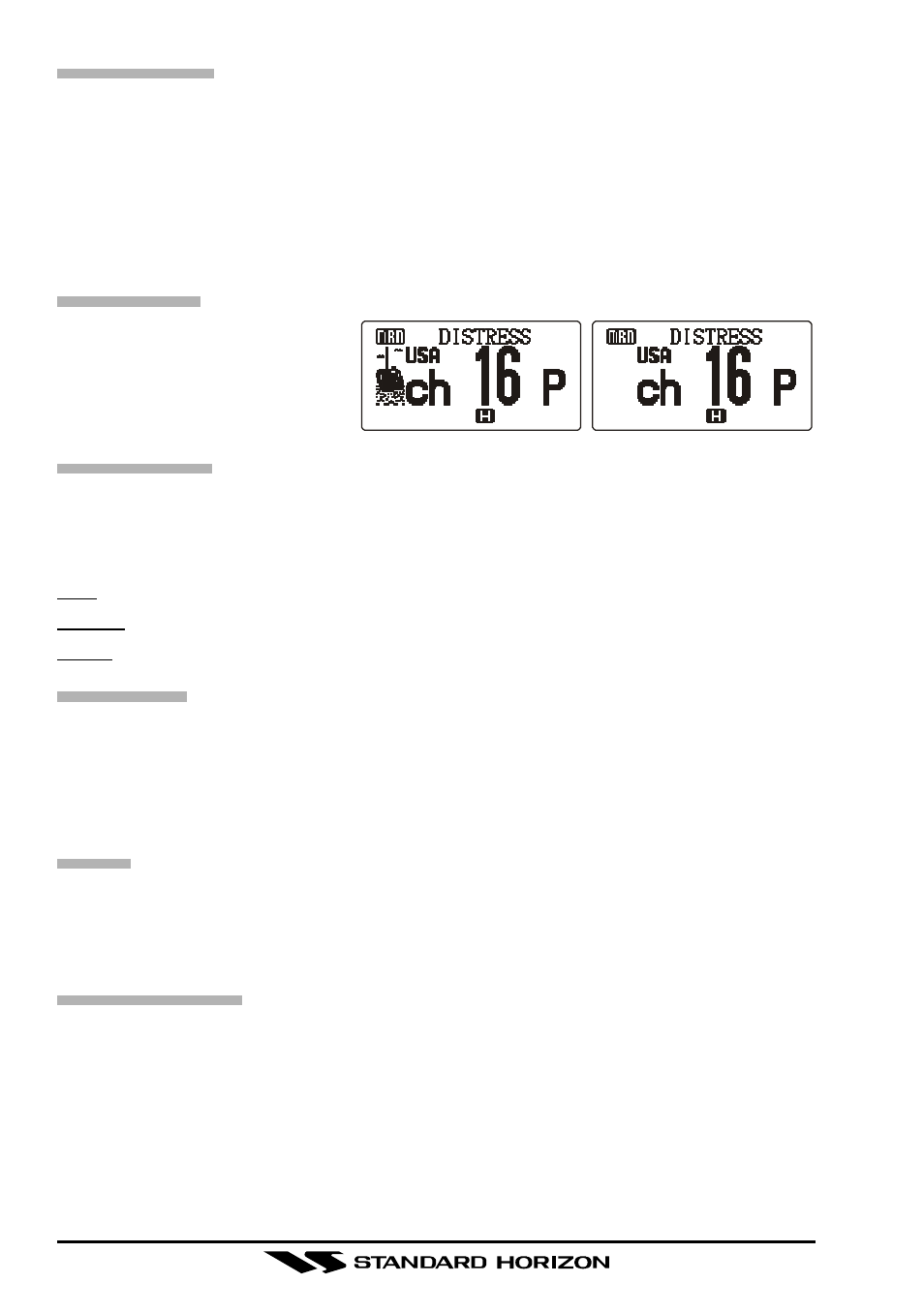 Standard Horizon HX-471S User Manual | Page 44 / 61