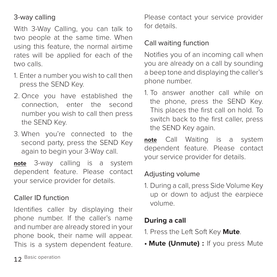 Cricket Communications A100 User Manual | Page 12 / 53
