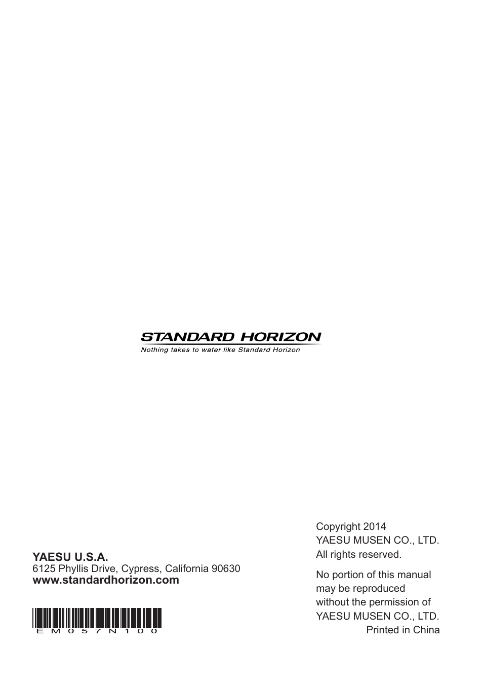 Standard Horizon HX-870 User Manual | Page 140 / 140