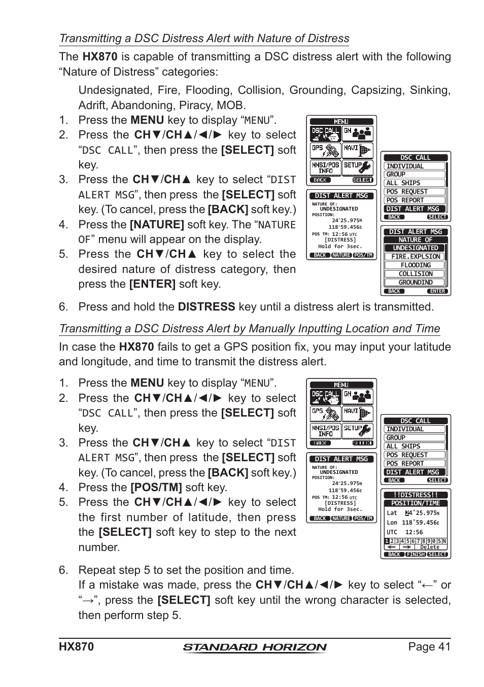 Standard Horizon HX-870 User Manual | Page 41 / 140