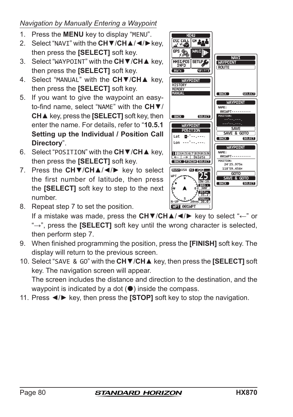 Standard Horizon HX-870 User Manual | Page 80 / 140