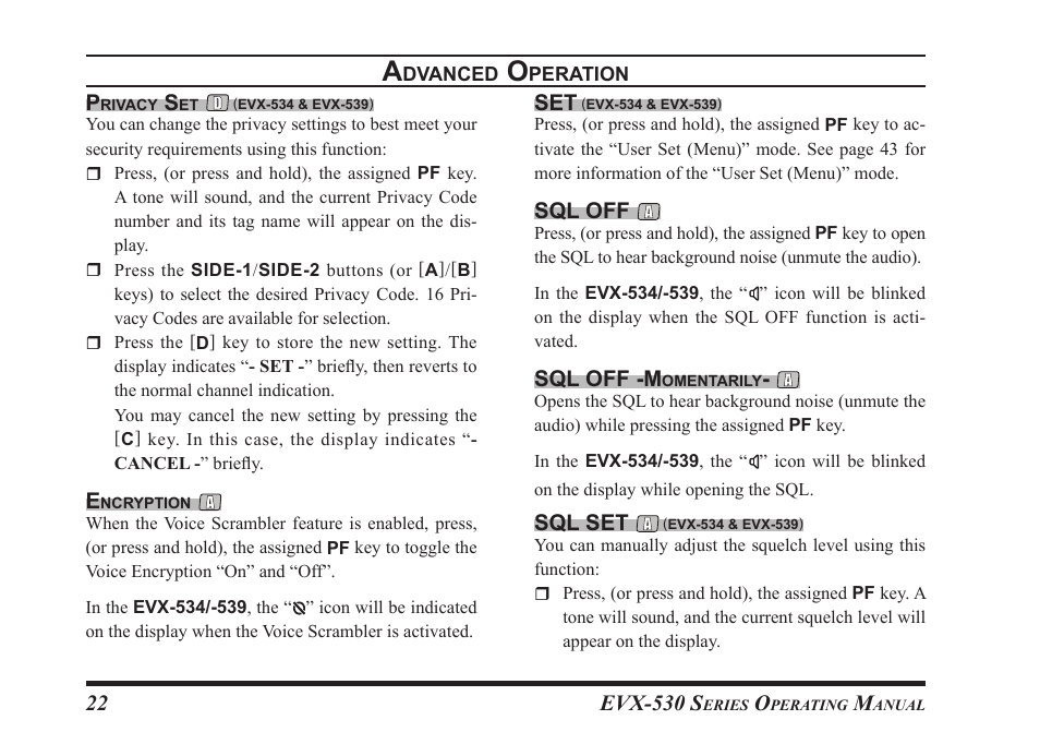 Vertex Standard eVerge EVX-531 User Manual | Page 24 / 48