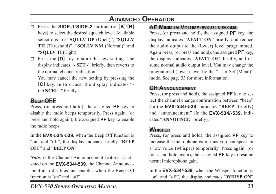 Vertex Standard eVerge EVX-531 User Manual | Page 25 / 48