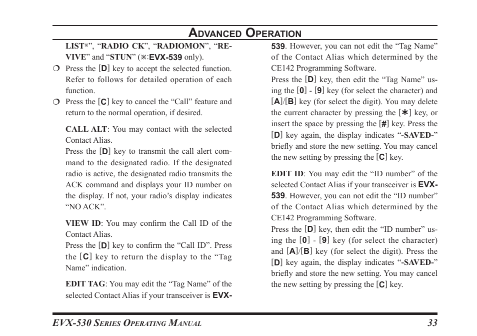 Vertex Standard eVerge EVX-531 User Manual | Page 35 / 48