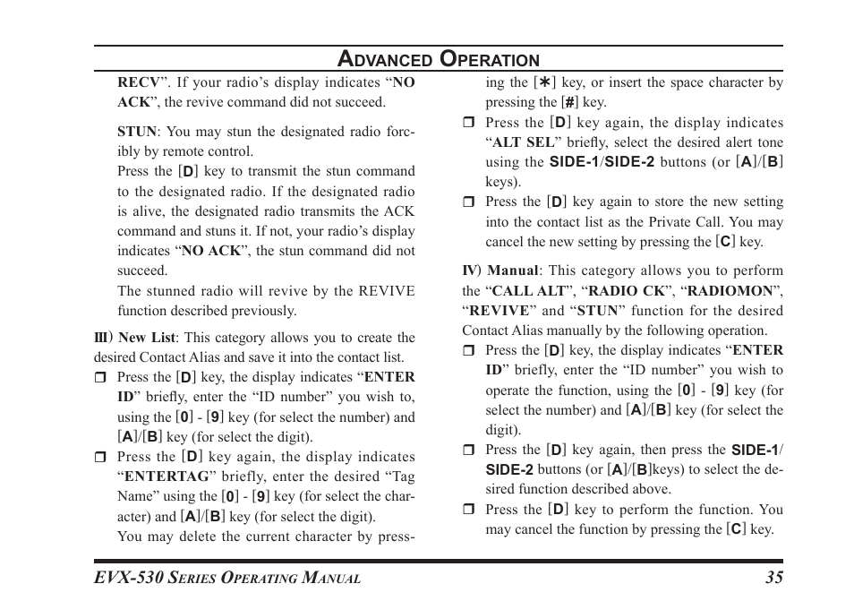 Vertex Standard eVerge EVX-531 User Manual | Page 37 / 48