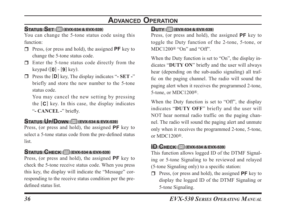 Vertex Standard eVerge EVX-531 User Manual | Page 38 / 48