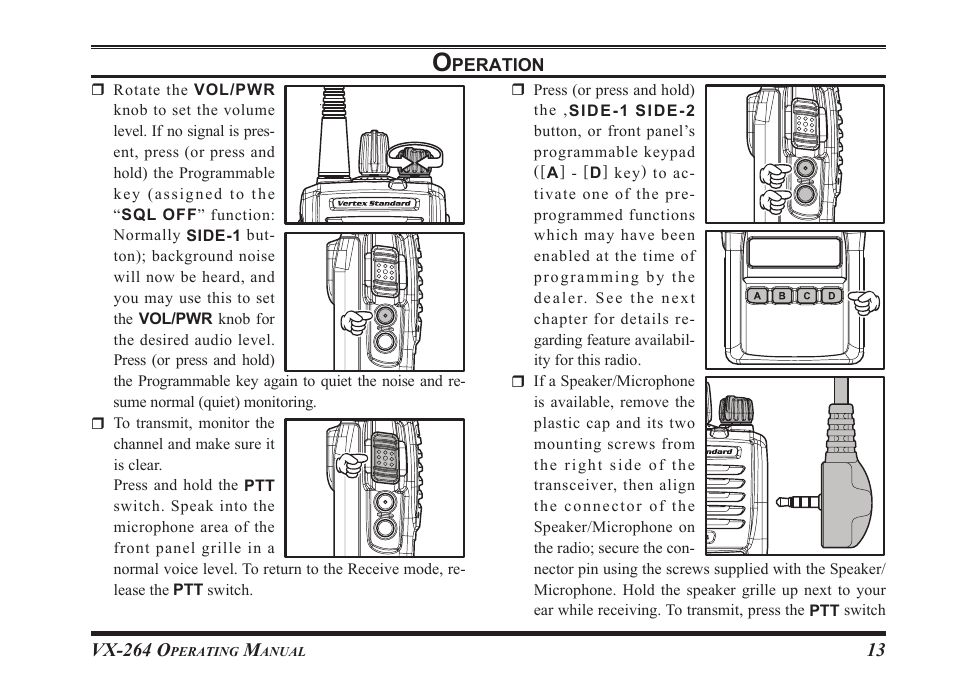 Vertex Standard VX-264 User Manual | Page 15 / 32