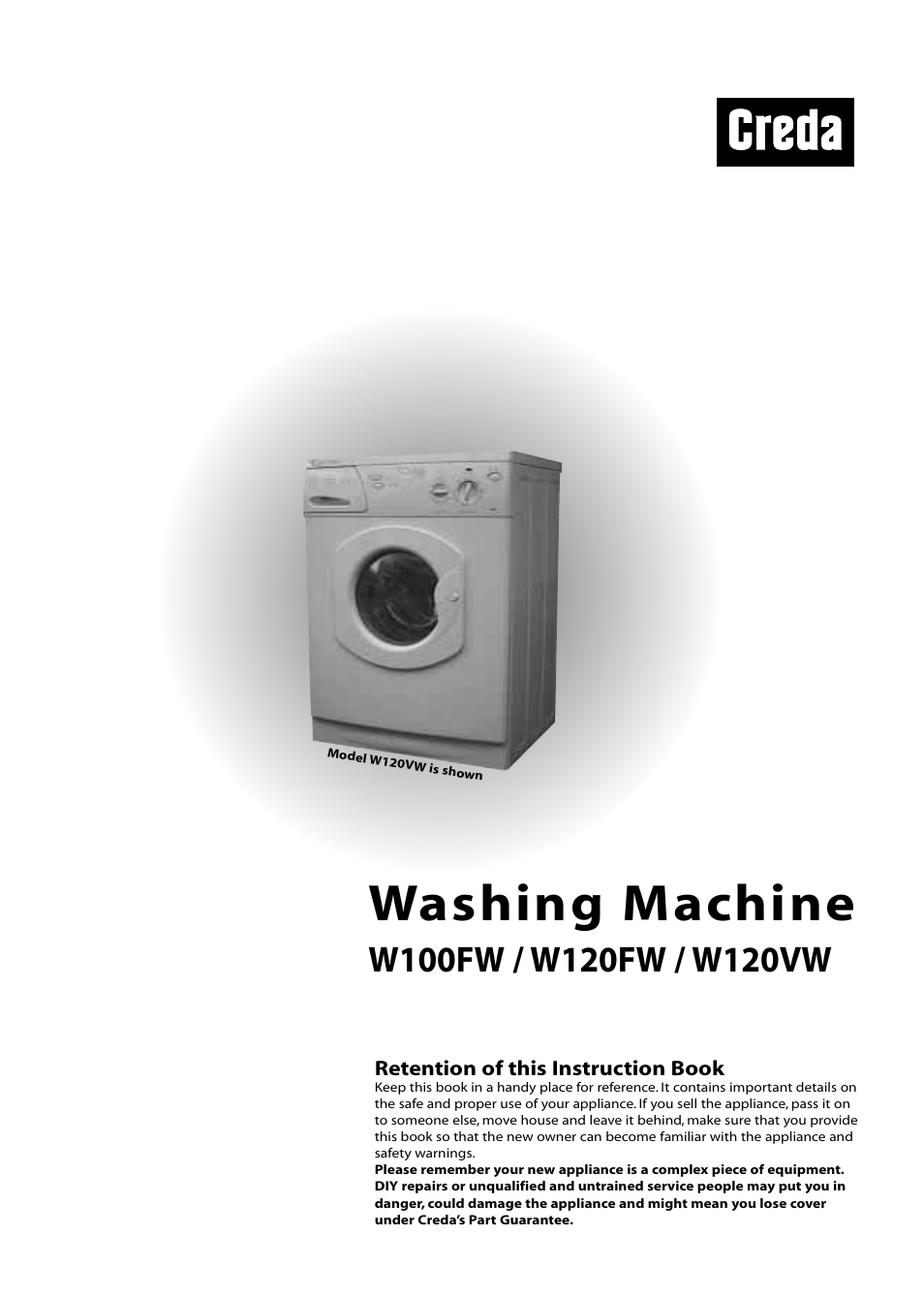 Creda W120VW User Manual | 16 pages