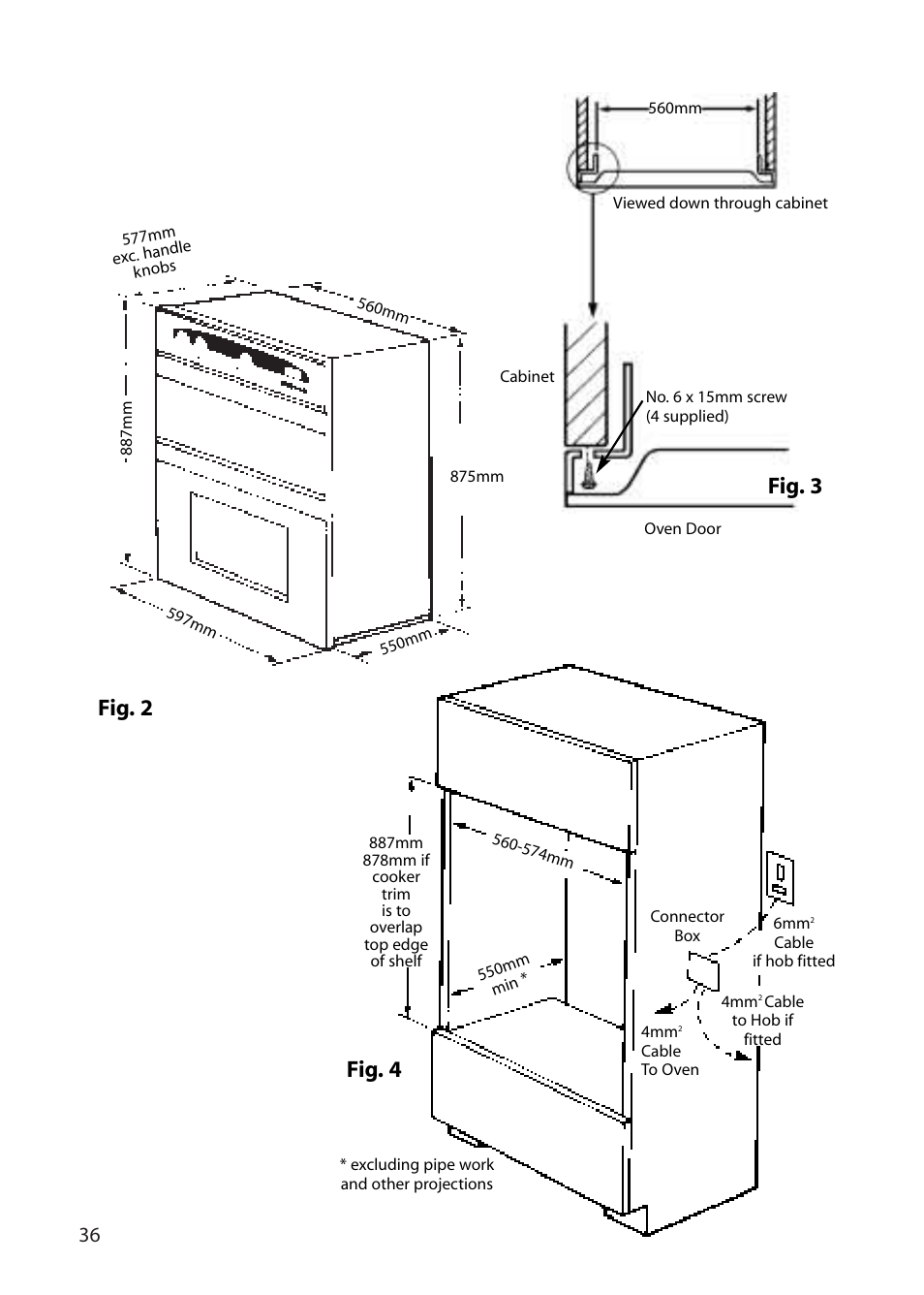 Fig. 4 fig. 2, Fig. 3 | Creda E430E User Manual | Page 36 / 40