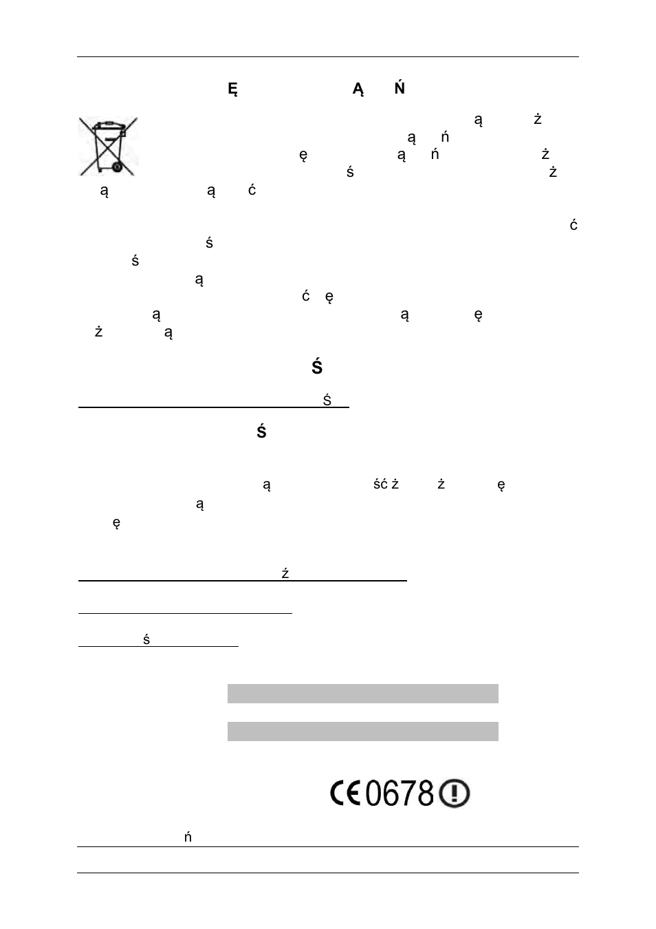 Deklaracja zgodno ś ci | TTI TCB-881 User Manual | Page 127 / 132