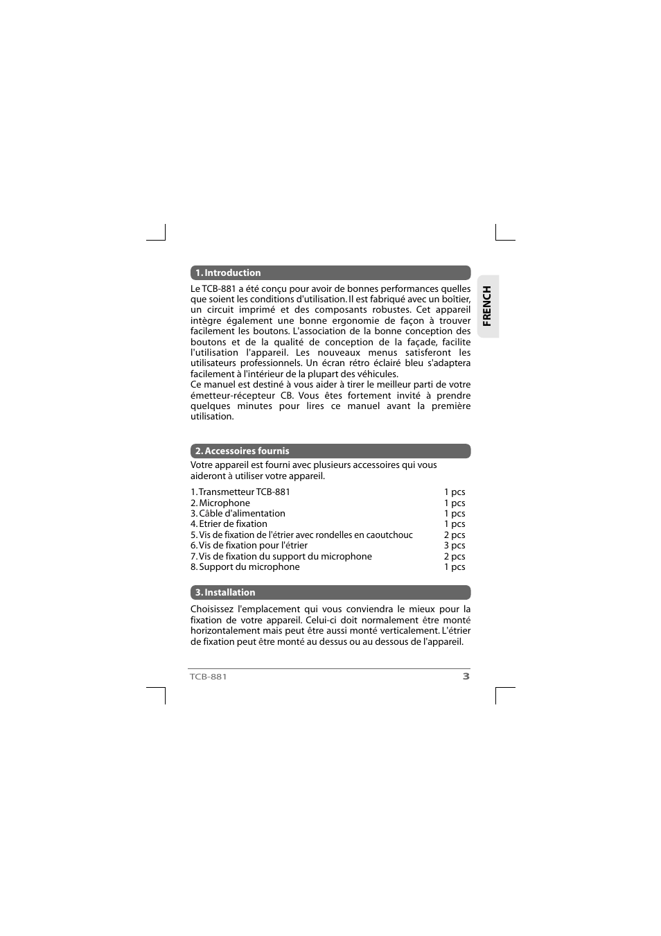 TTI TCB-881 User Manual | Page 23 / 132