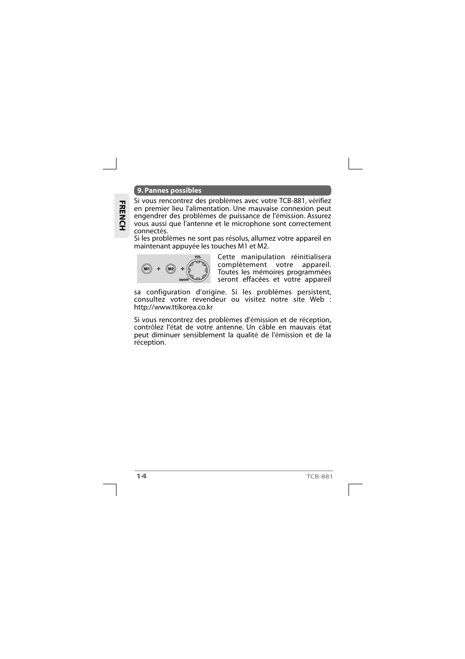 TTI TCB-881 User Manual | Page 34 / 132