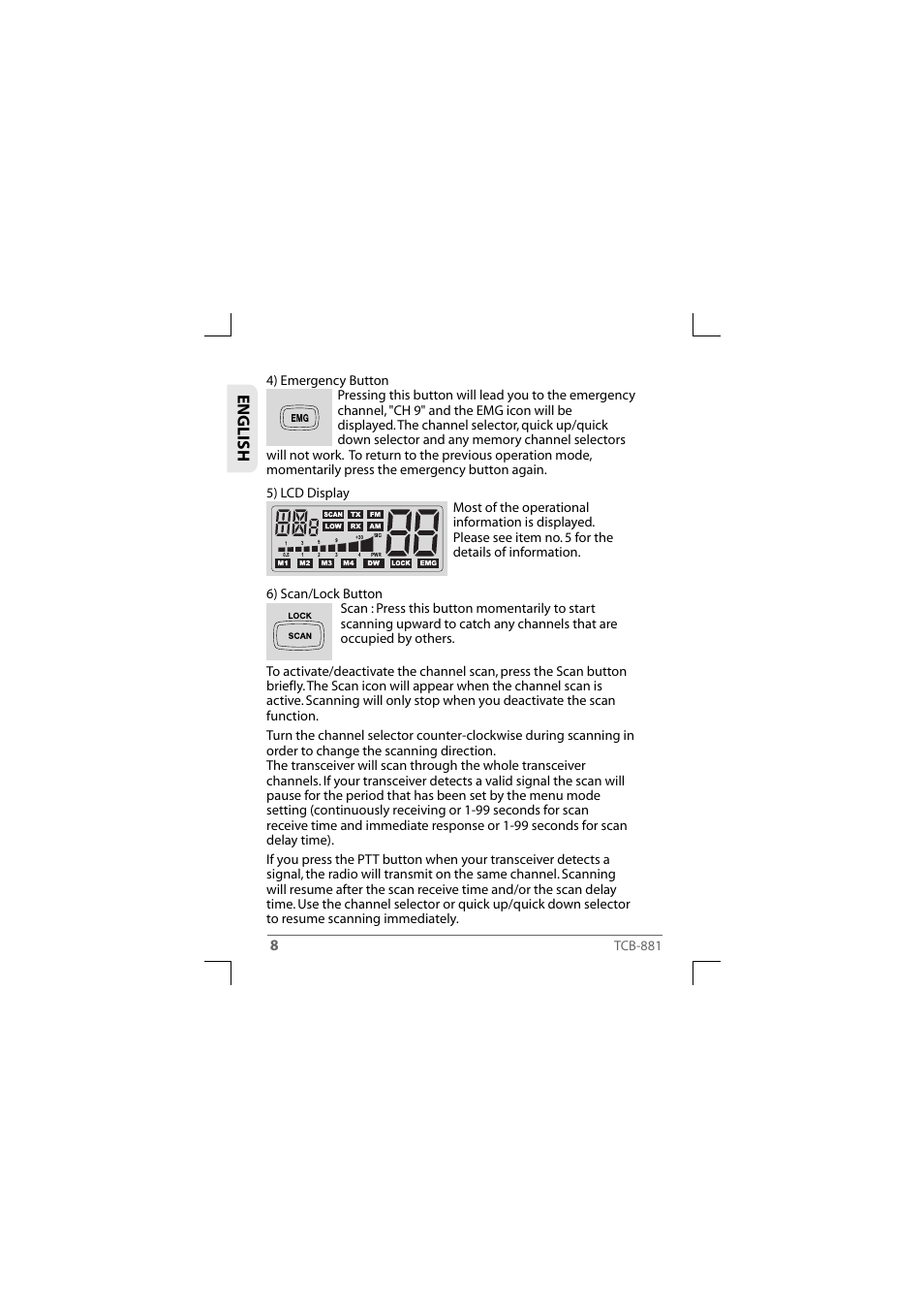TTI TCB-881 User Manual | Page 8 / 132