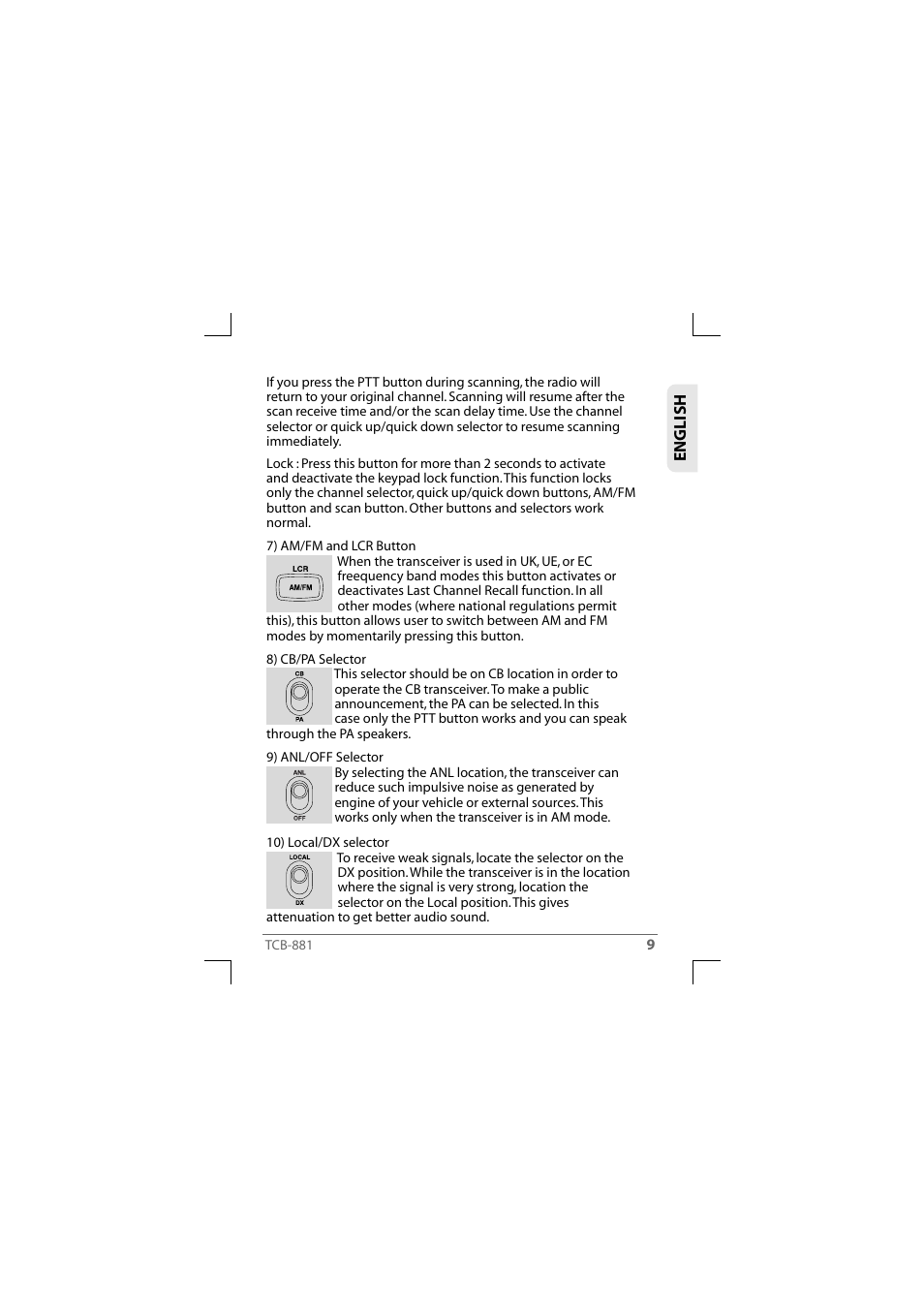 TTI TCB-881 User Manual | Page 9 / 132
