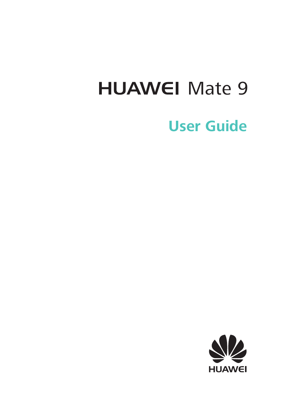 Huawei Mate 9 User Manual | 205 pages