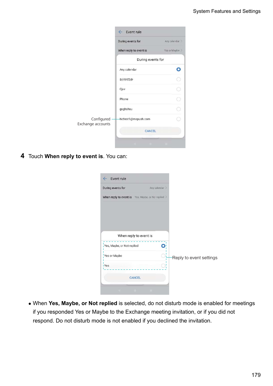 Huawei Mate 9 User Manual | Page 185 / 205