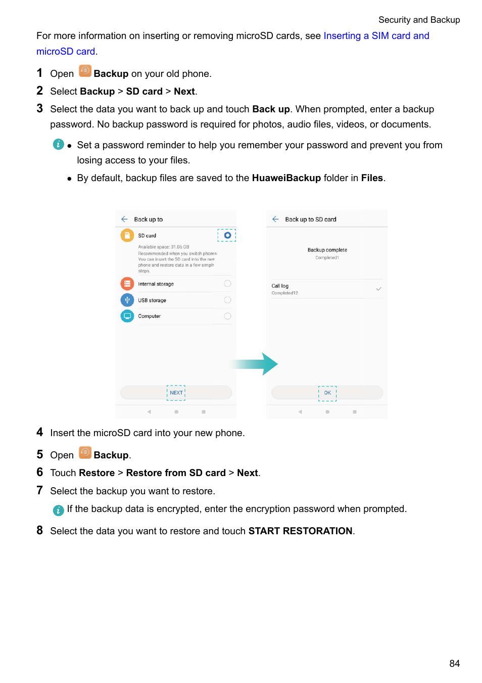 Huawei Mate 9 User Manual | Page 90 / 205