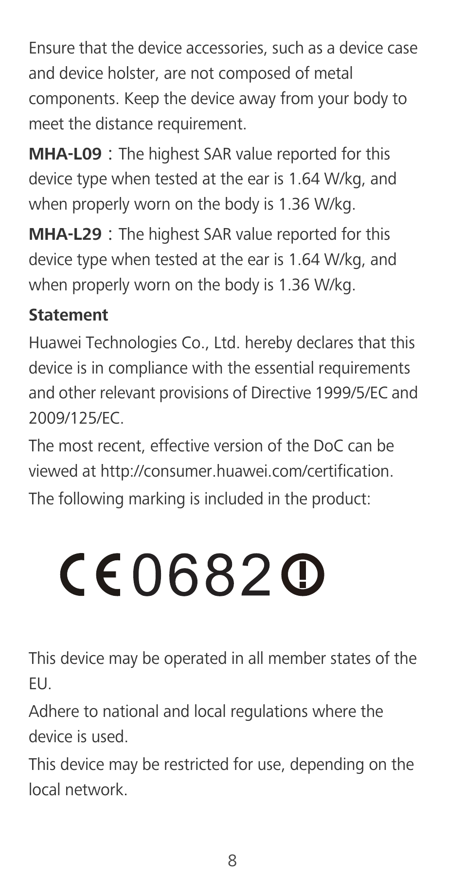 Huawei Mate 9 User Manual | Page 12 / 100