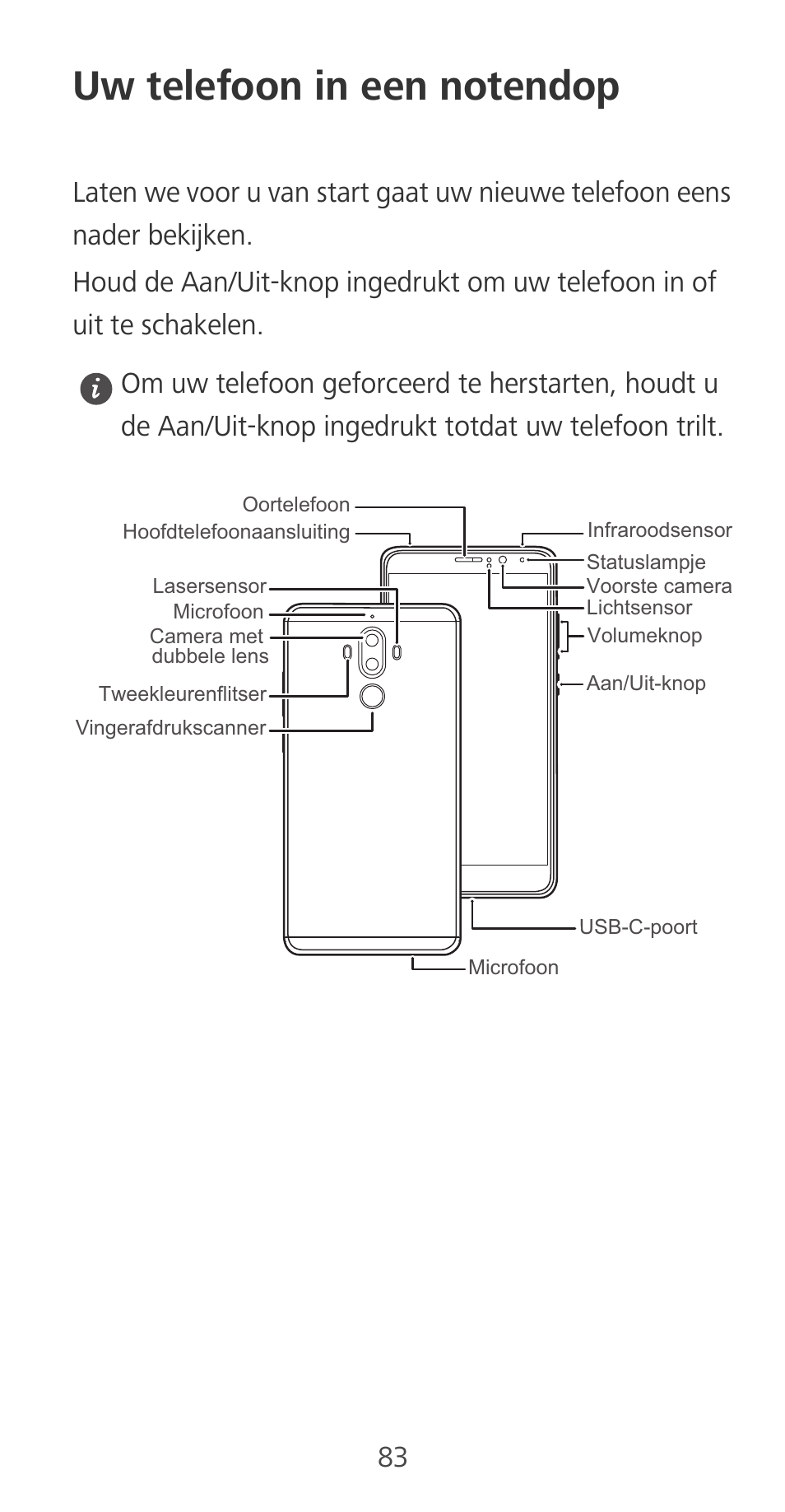 Uw telefoon in een notendop | Huawei Mate 9 User Manual | Page 87 / 100