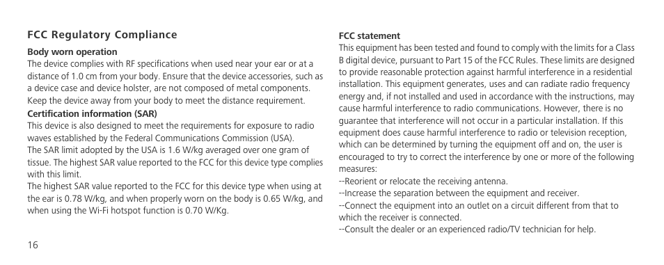 Huawei P8 Lite User Manual | Page 20 / 96