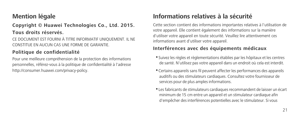 Huawei P8 Lite User Manual | Page 25 / 96