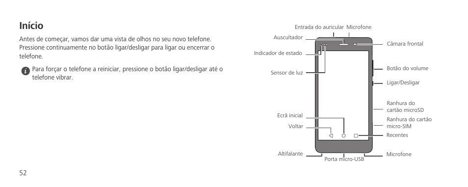 Início | Huawei P8 Lite User Manual | Page 56 / 96