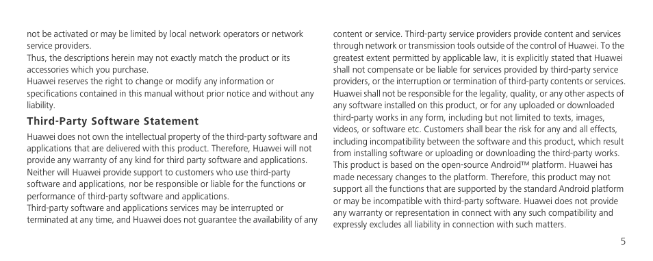 Huawei P8 Lite User Manual | Page 9 / 96