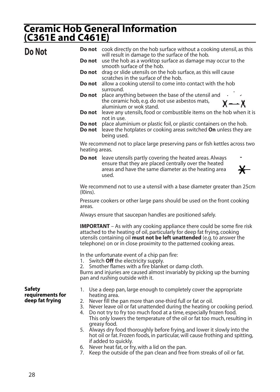 Creda C365E User Manual | Page 28 / 52