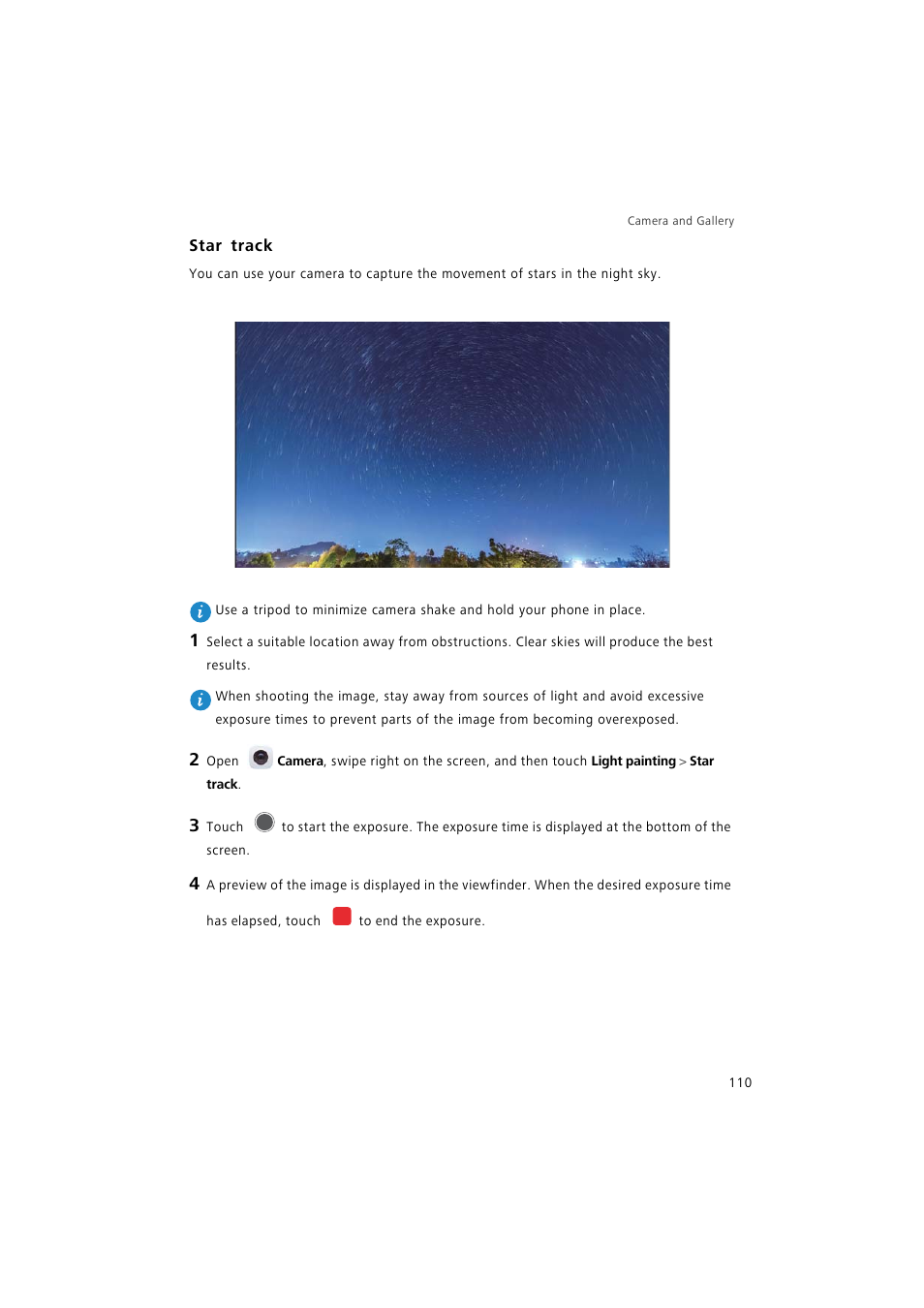 Star track | Huawei P9 Lite User Manual | Page 117 / 204