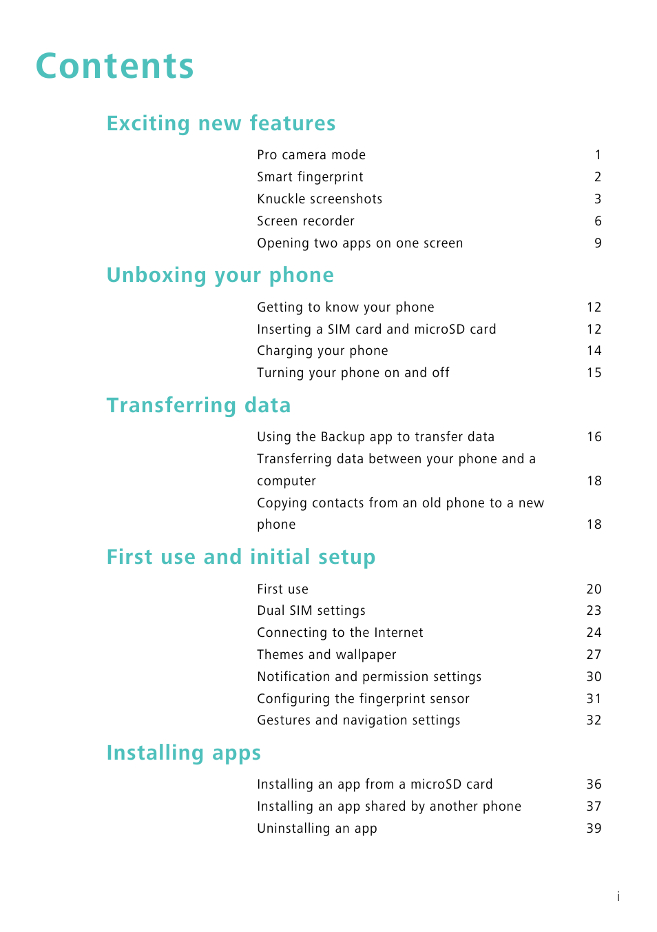 Huawei Mate 8 User Manual | Page 2 / 218