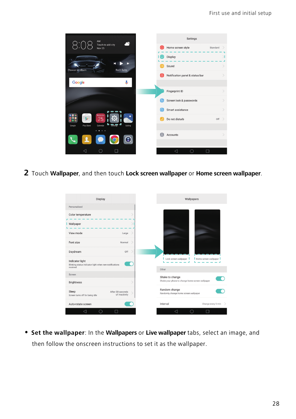 Huawei Mate 8 User Manual | Page 35 / 218