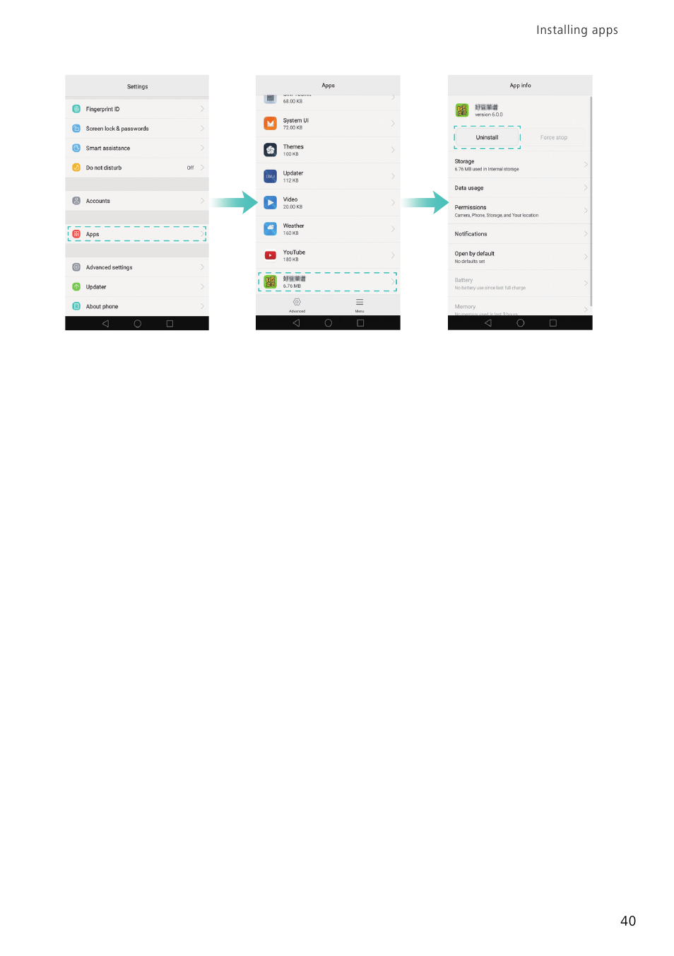 Huawei Mate 8 User Manual | Page 47 / 218