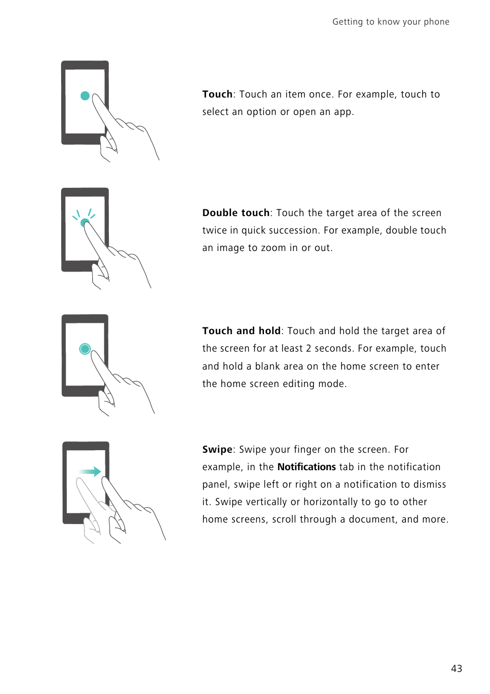 Huawei Mate 8 User Manual | Page 50 / 218