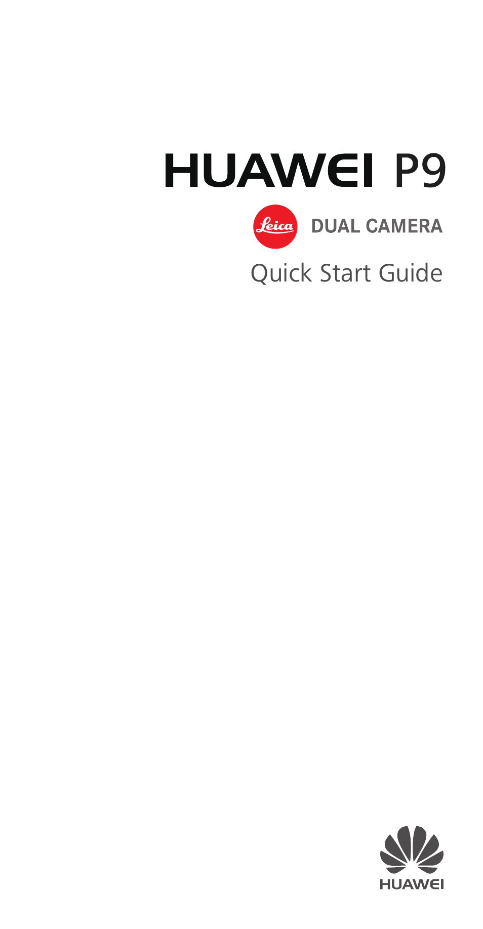 Huawei P9 User Manual | 32 pages