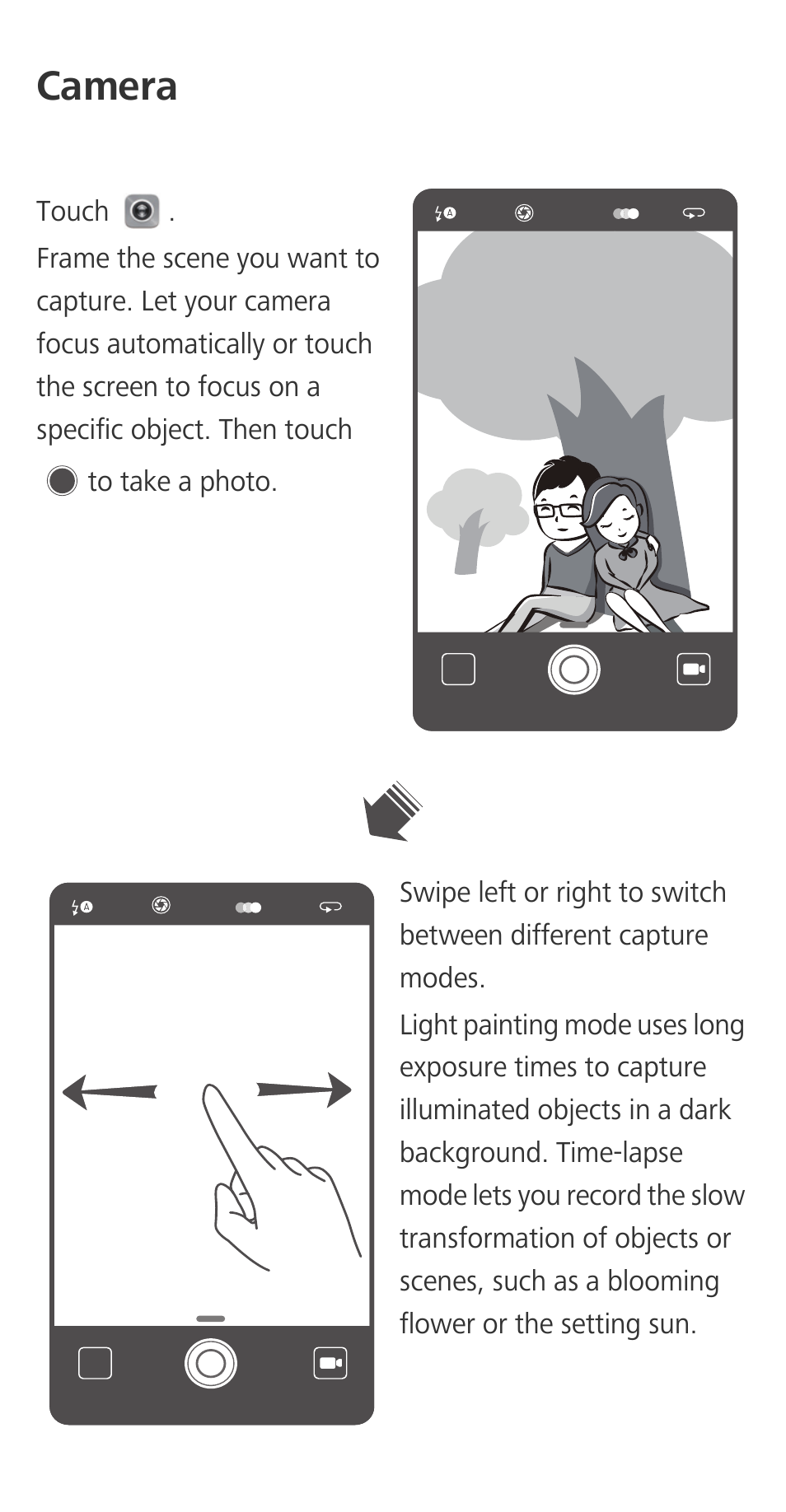 Camera | Huawei P9 User Manual | Page 8 / 32