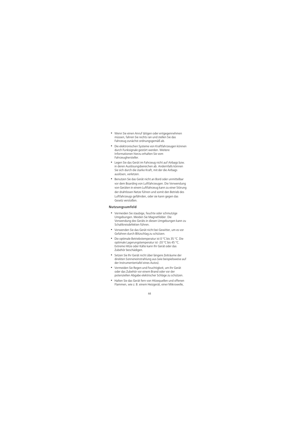 Nutzungsumfeld | Huawei Honor 6X User Manual | Page 48 / 156