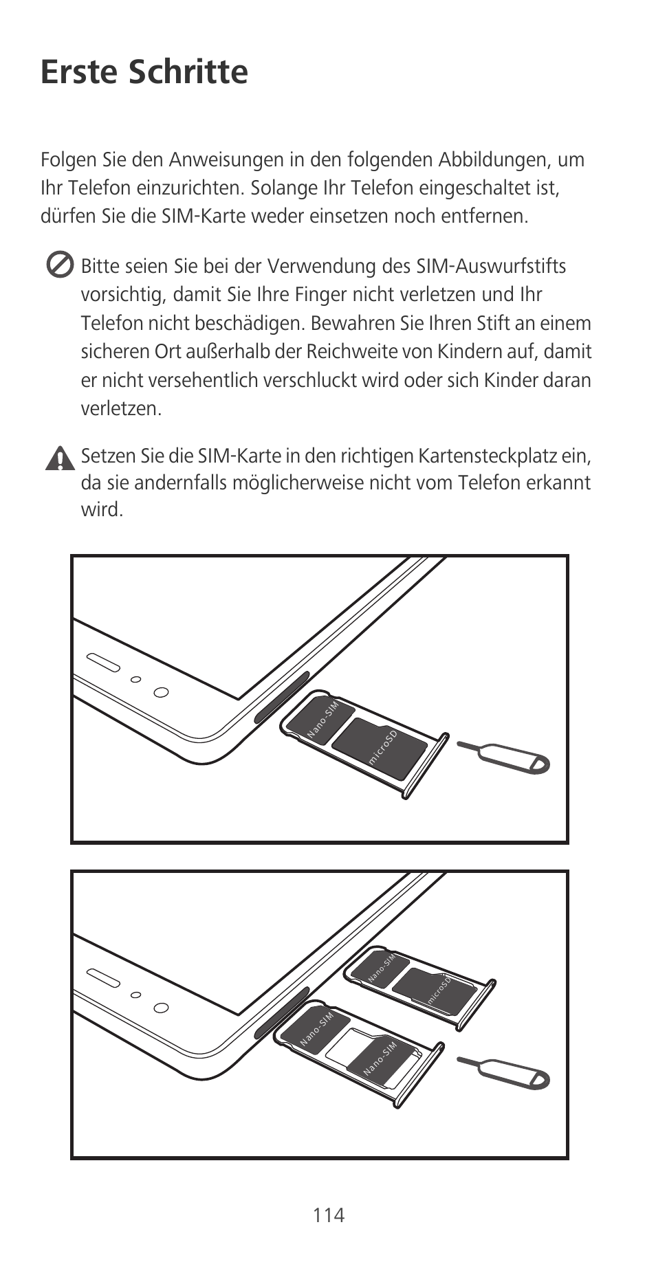 Erste schritte | Huawei P9 User Manual | Page 118 / 198