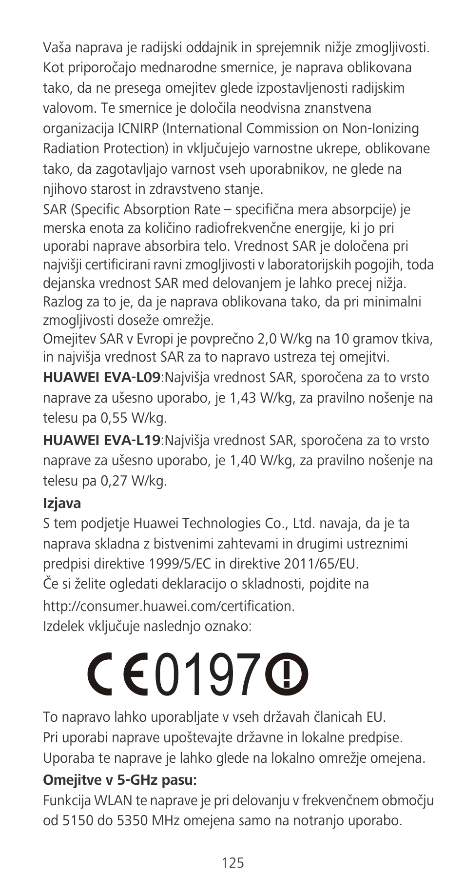 Huawei P9 User Manual | Page 129 / 198
