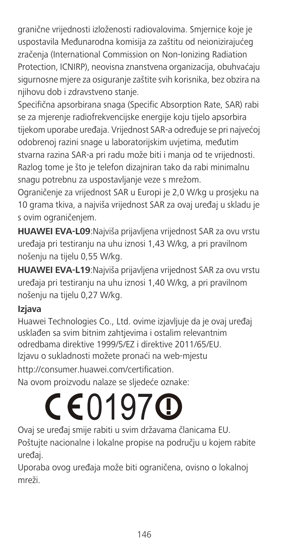 Huawei P9 User Manual | Page 150 / 198