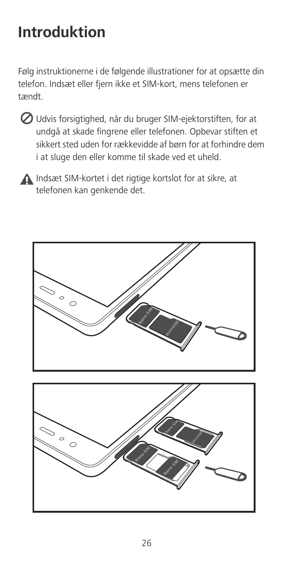 Introduktion | Huawei P9 User Manual | Page 30 / 198