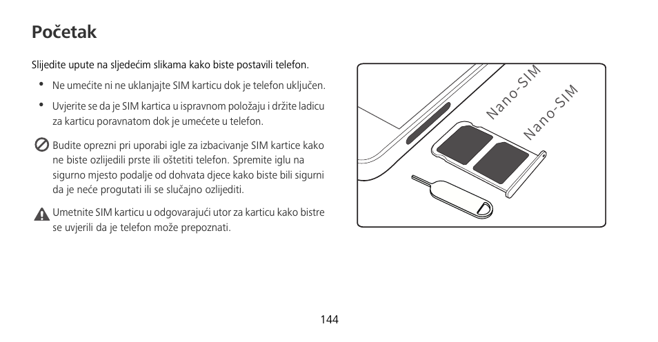 Početak | Huawei Mate 9 Pro User Manual | Page 148 / 202