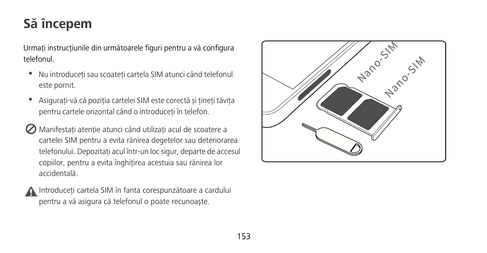 Să începem | Huawei Mate 9 Pro User Manual | Page 157 / 202