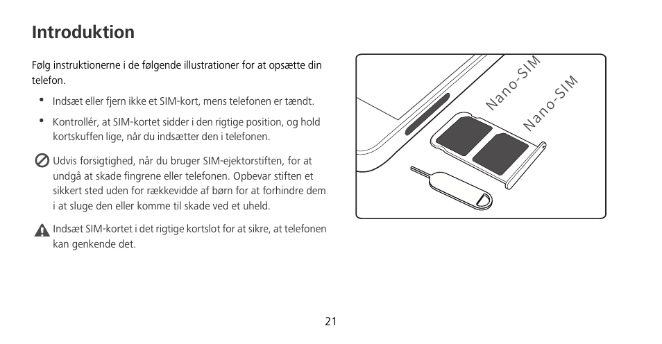 Introduktion | Huawei Mate 9 Pro User Manual | Page 25 / 202