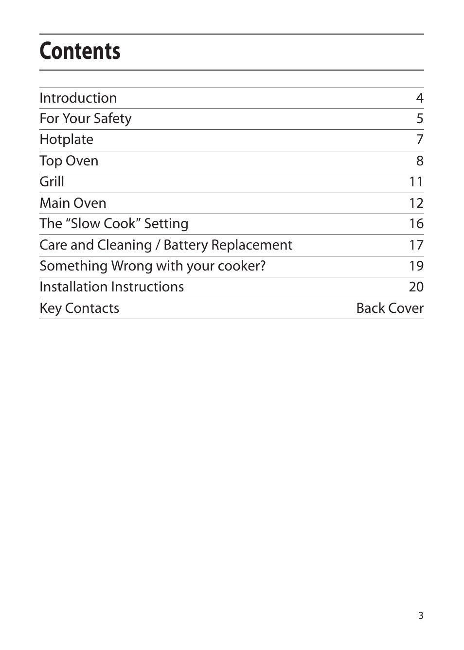 Creda GDW51 User Manual | Page 3 / 28