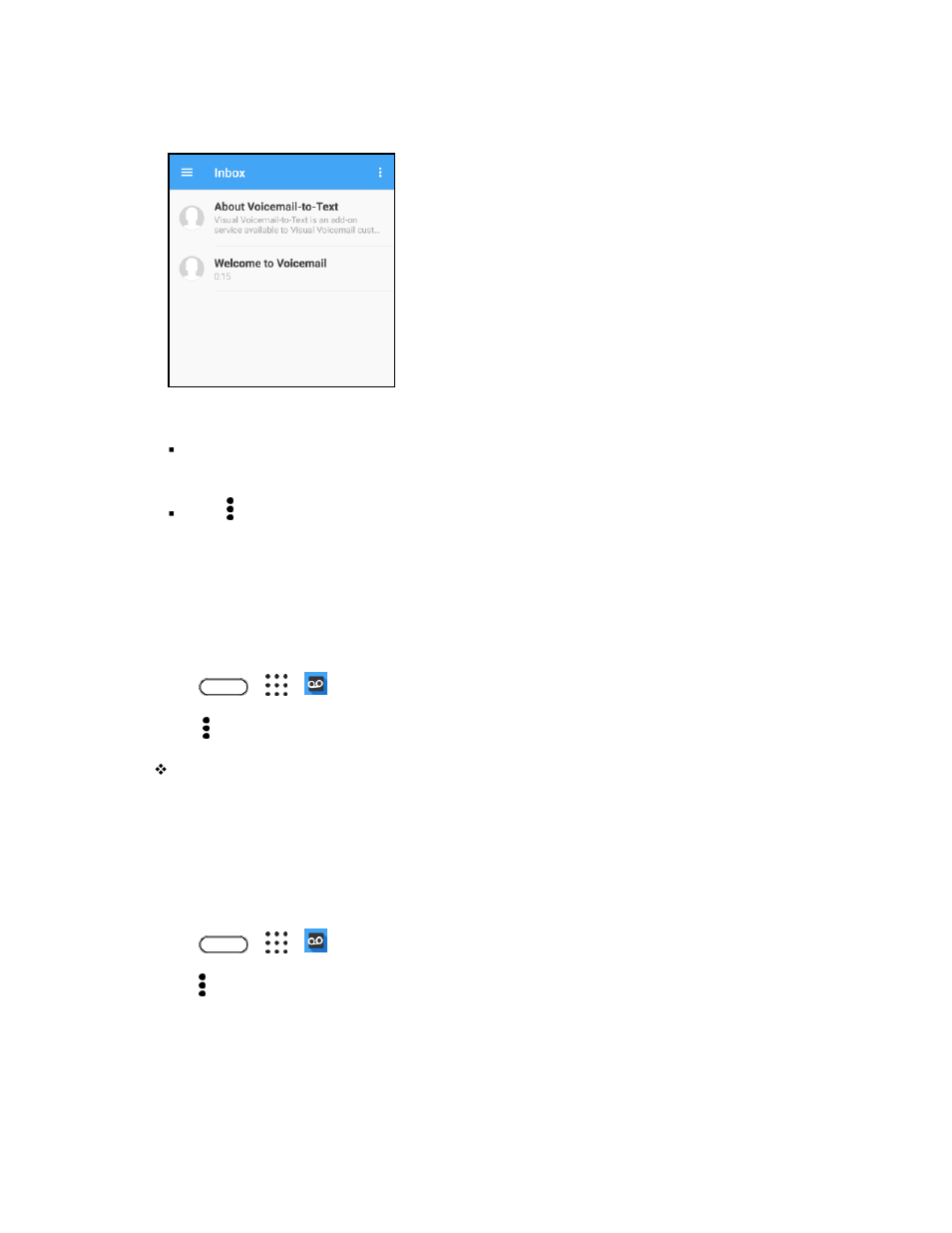 Configure visual voicemail settings | HTC 10 Sprint User Manual | Page 105 / 260
