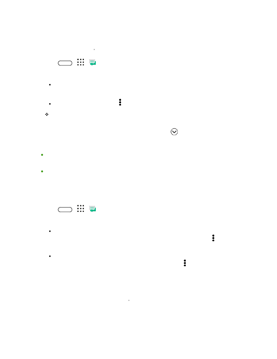 Block unwanted messages, Delete messages and conversations, Back up and restore your text messages | HTC 10 Sprint User Manual | Page 129 / 260