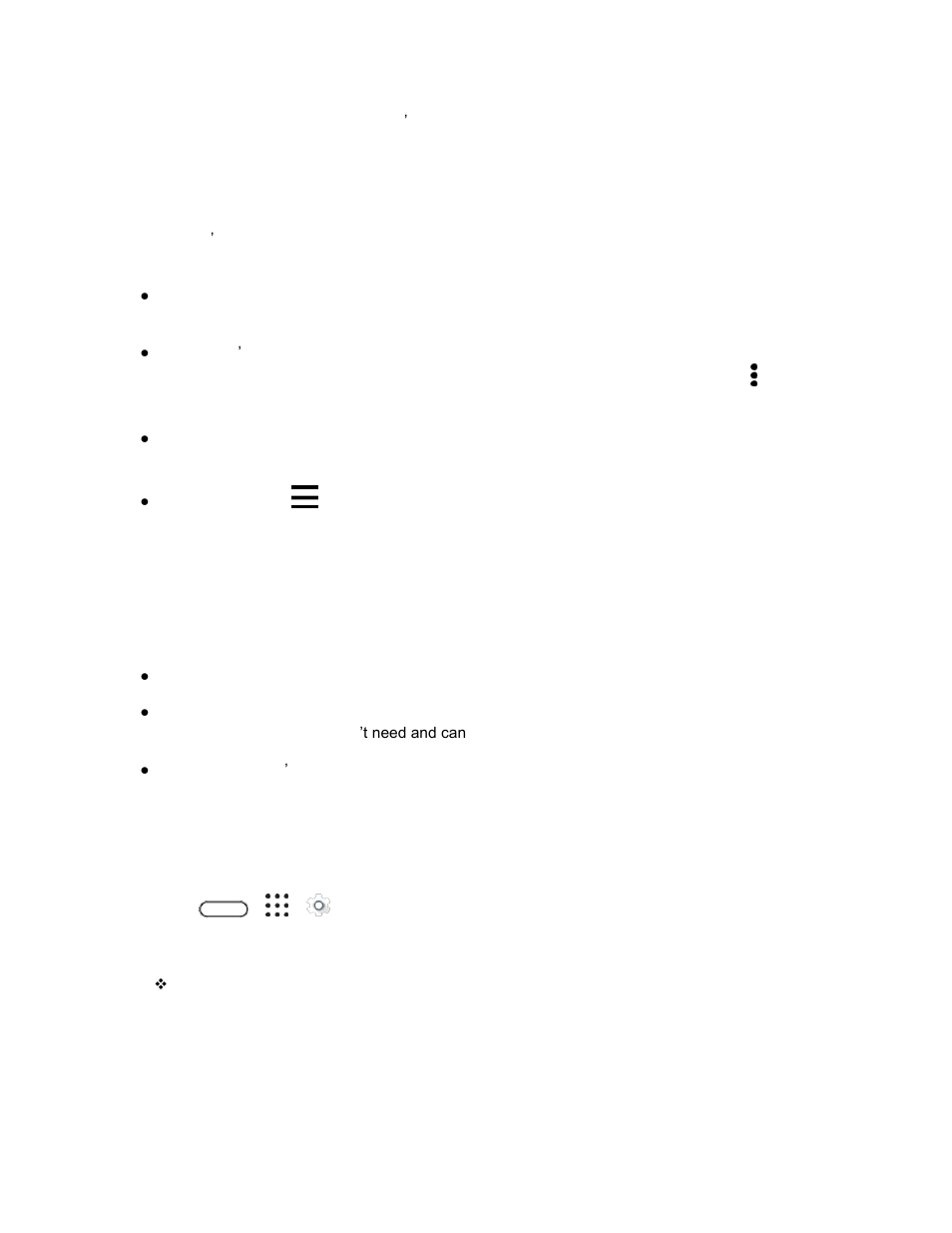 Memory settings | HTC 10 Sprint User Manual | Page 229 / 260