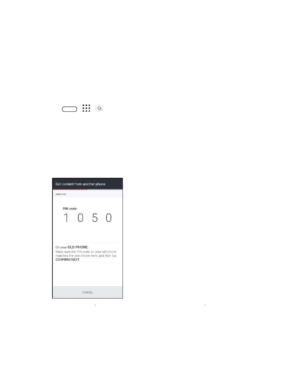 Transfer content from an android phone | HTC 10 Sprint User Manual | Page 35 / 260