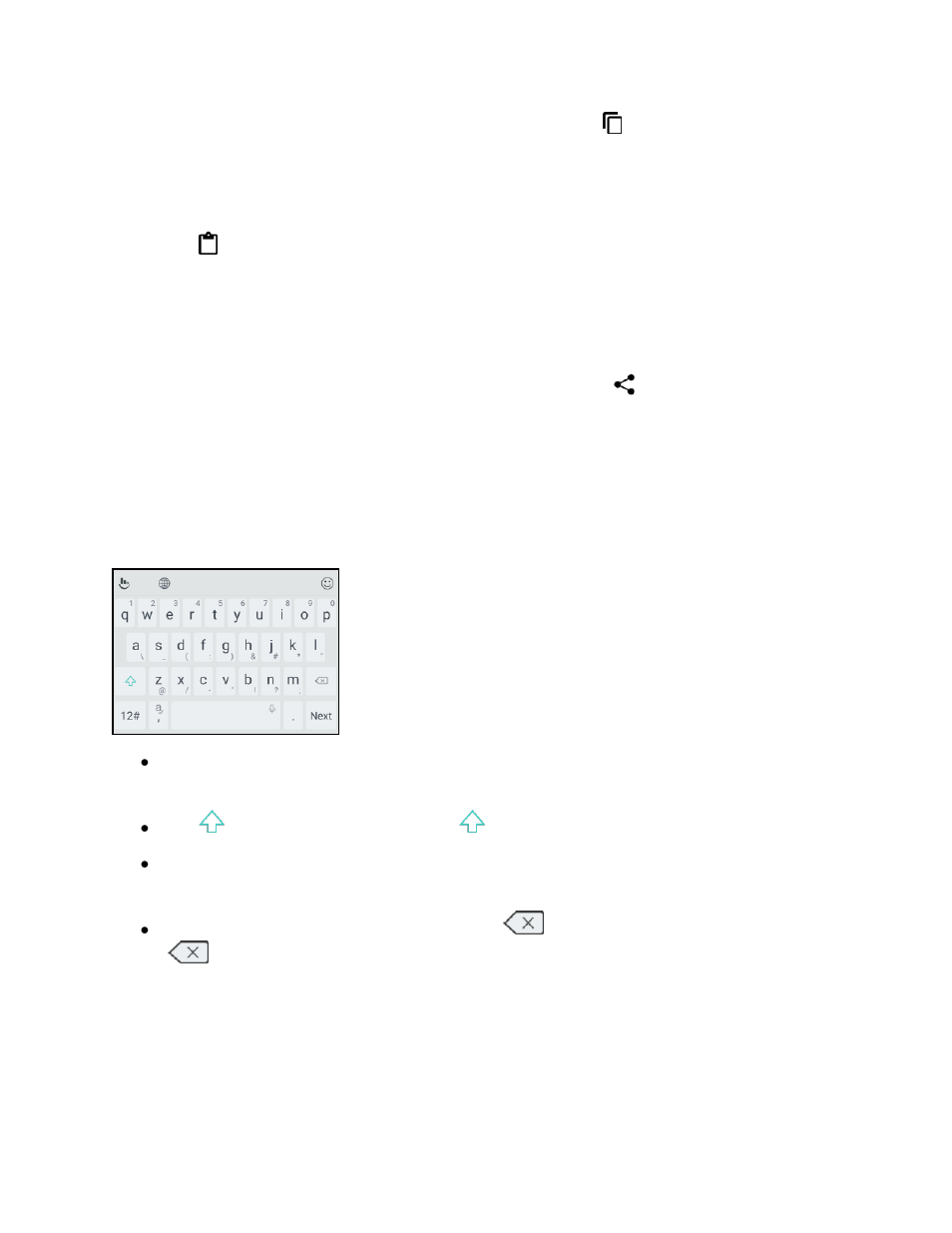 Enter text by typing | HTC 10 Sprint User Manual | Page 49 / 260