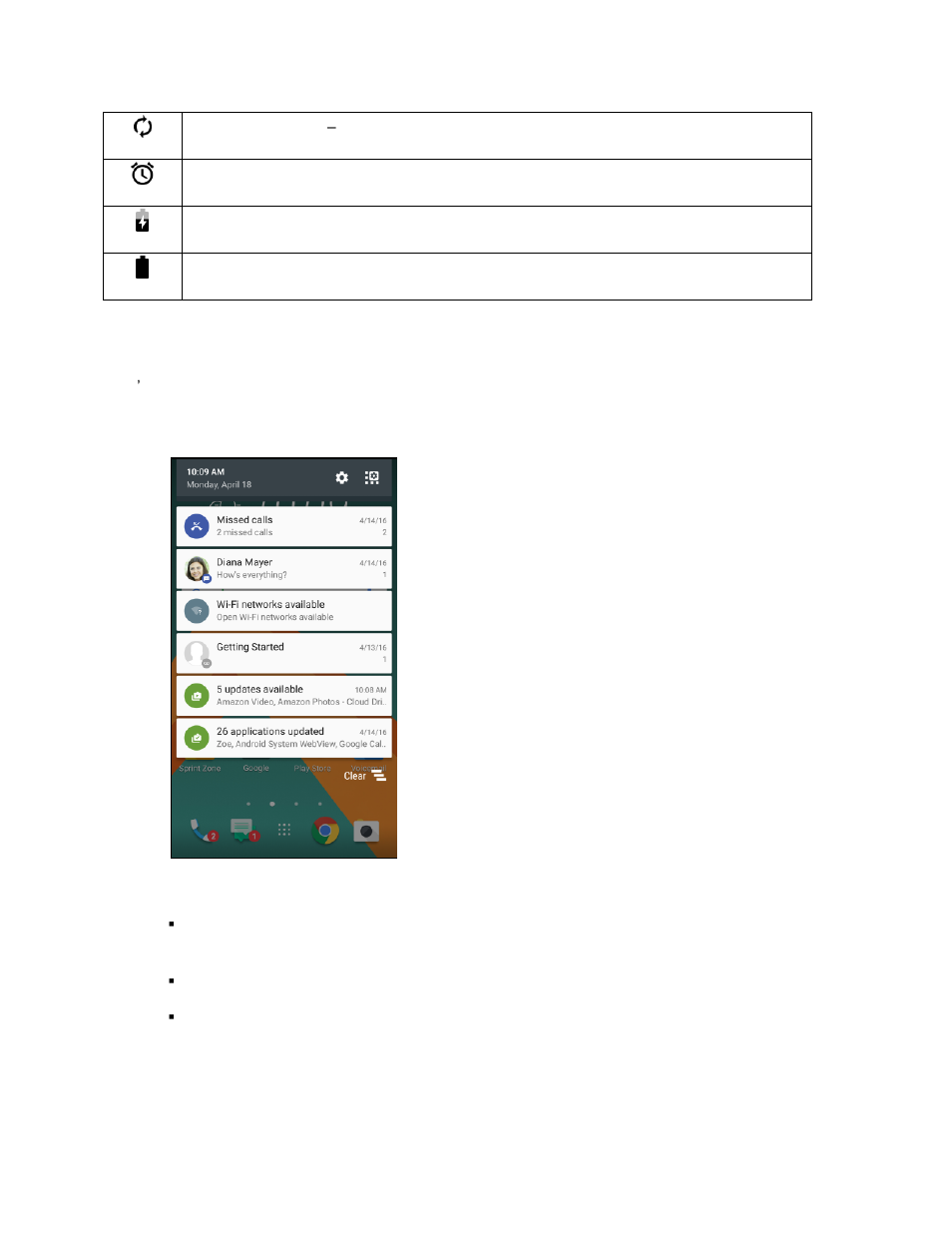 Notification panel | HTC 10 Sprint User Manual | Page 67 / 260
